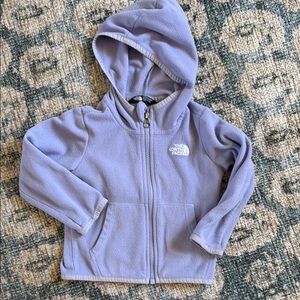 The North Face toddler Purple Fleece Hoodie